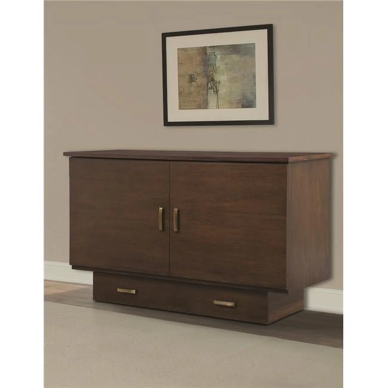 Pekoe Coffee Cabinet Bed, Full Size