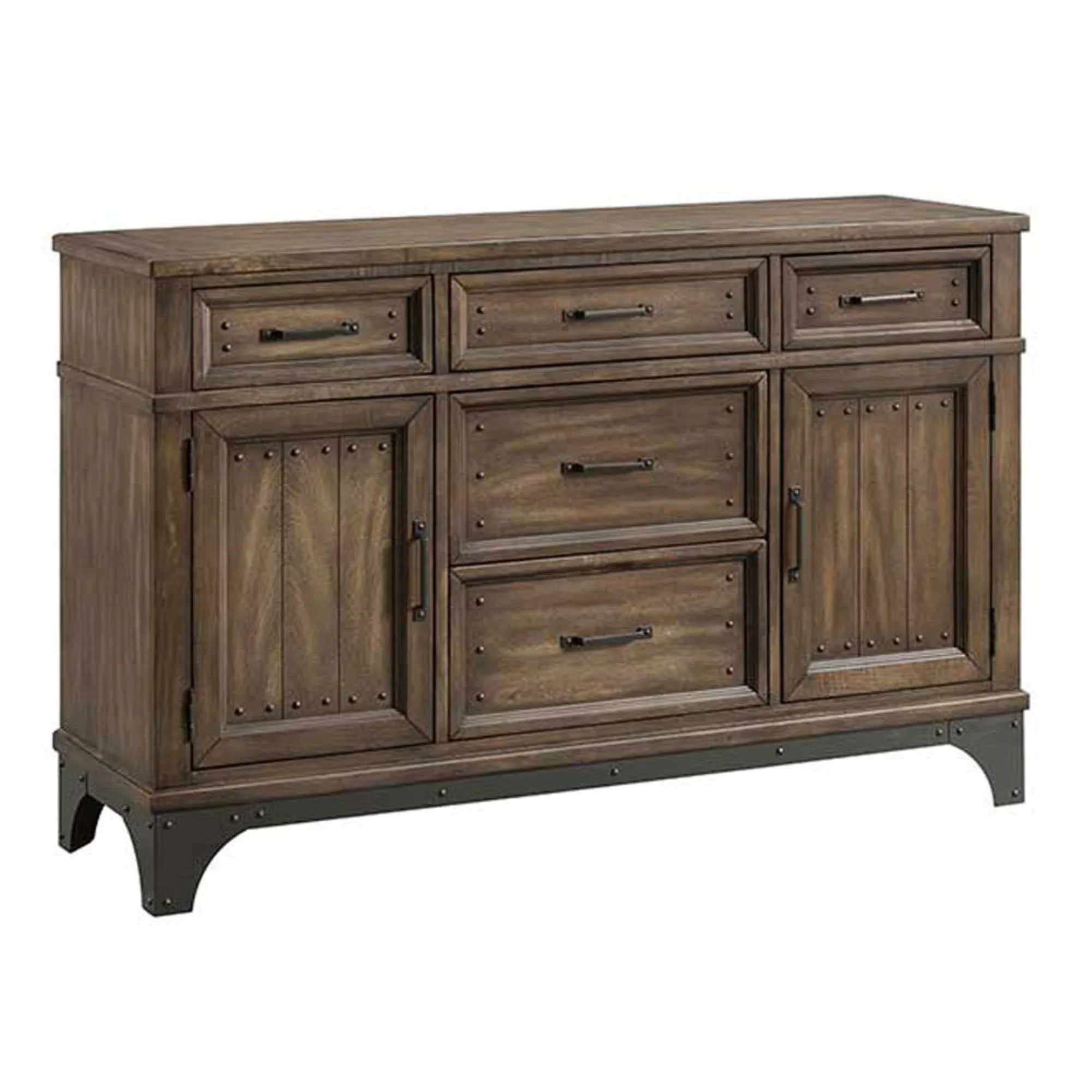 Intercon Furniture Whiskey River Traditional Wood Sideboard in Gray