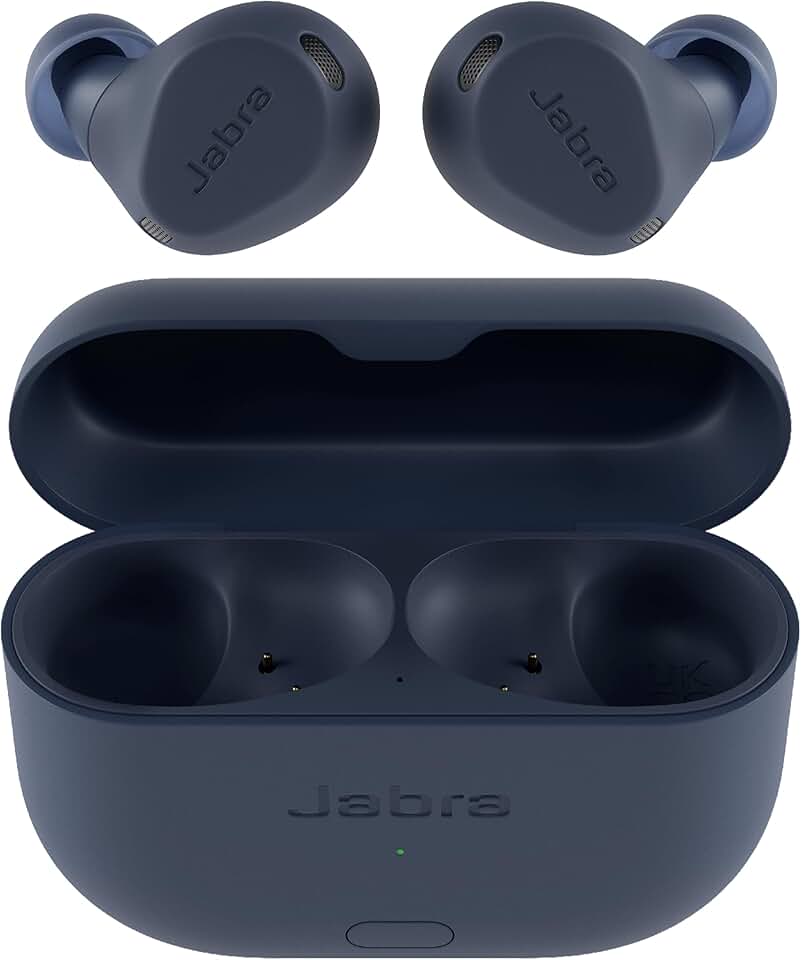 Jabra Elite 8 Active Gen 2 Bluetooth Wireless Earbuds with Dolby Audio Spatial Sound - Advanced Workout Waterproof Headphones with Noise Cancelling, Military Grade with Smart Case - Navy