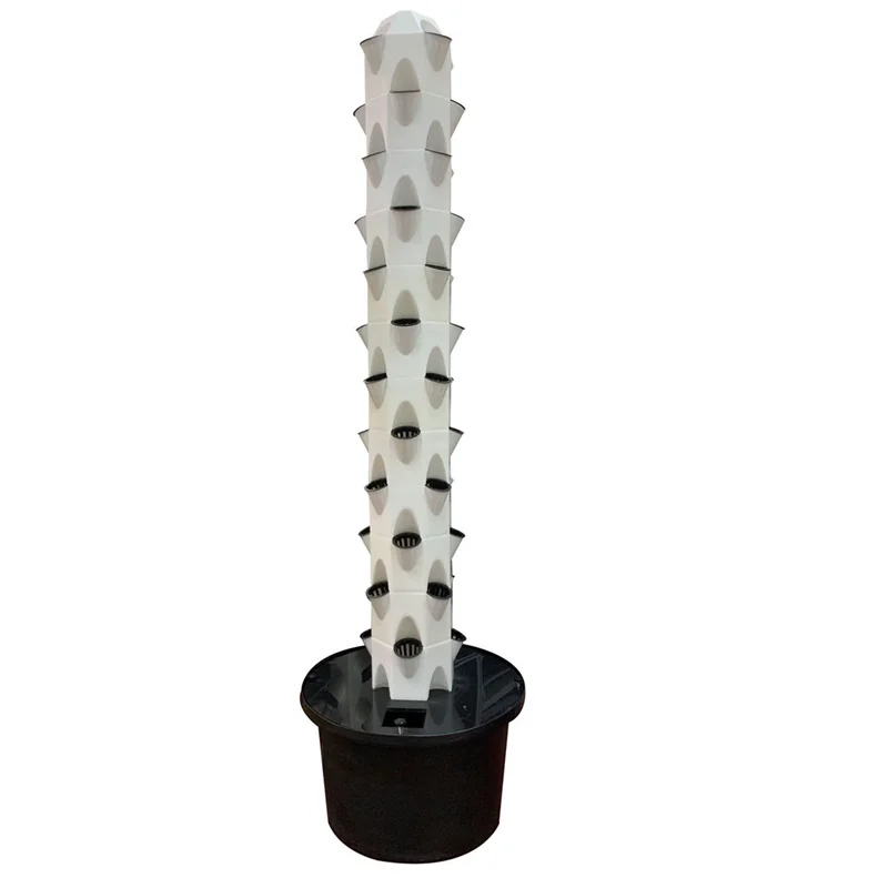 Indoor NFT Hydroponic System Vertical Garden Petal Tower 48 Plants Equipment For Flower Lettuce Herb Strawberry--------Easy Assembly