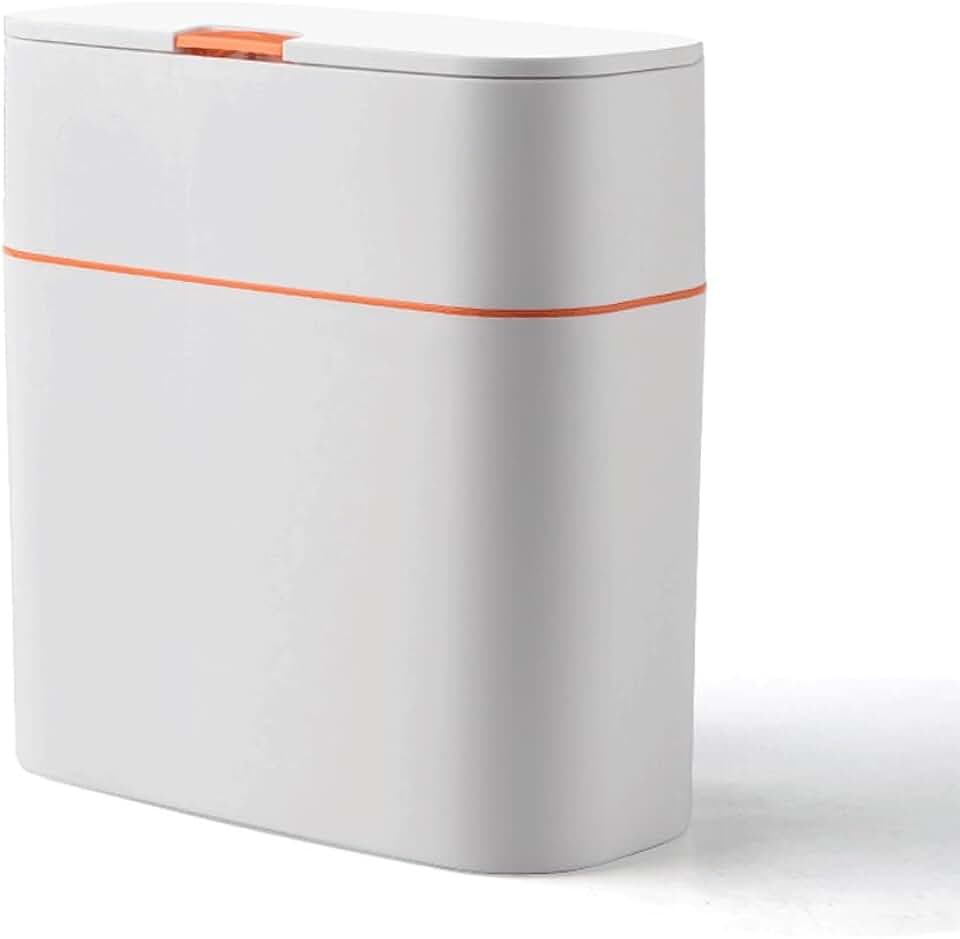 Bathroom Waste Bins Press-Type Trash Can Household Dustbin Box Kitchen Garbage Bins Paper Basket(D), 31CM