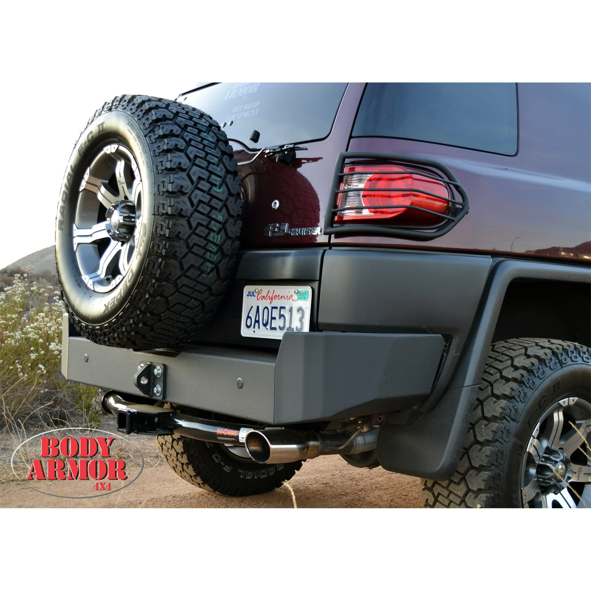 Body Armor FJ-2961 Rear Bumper Fits 07-14 FJ Cruiser Fits select: 2007-2014 TOYOTA FJ CRUISER