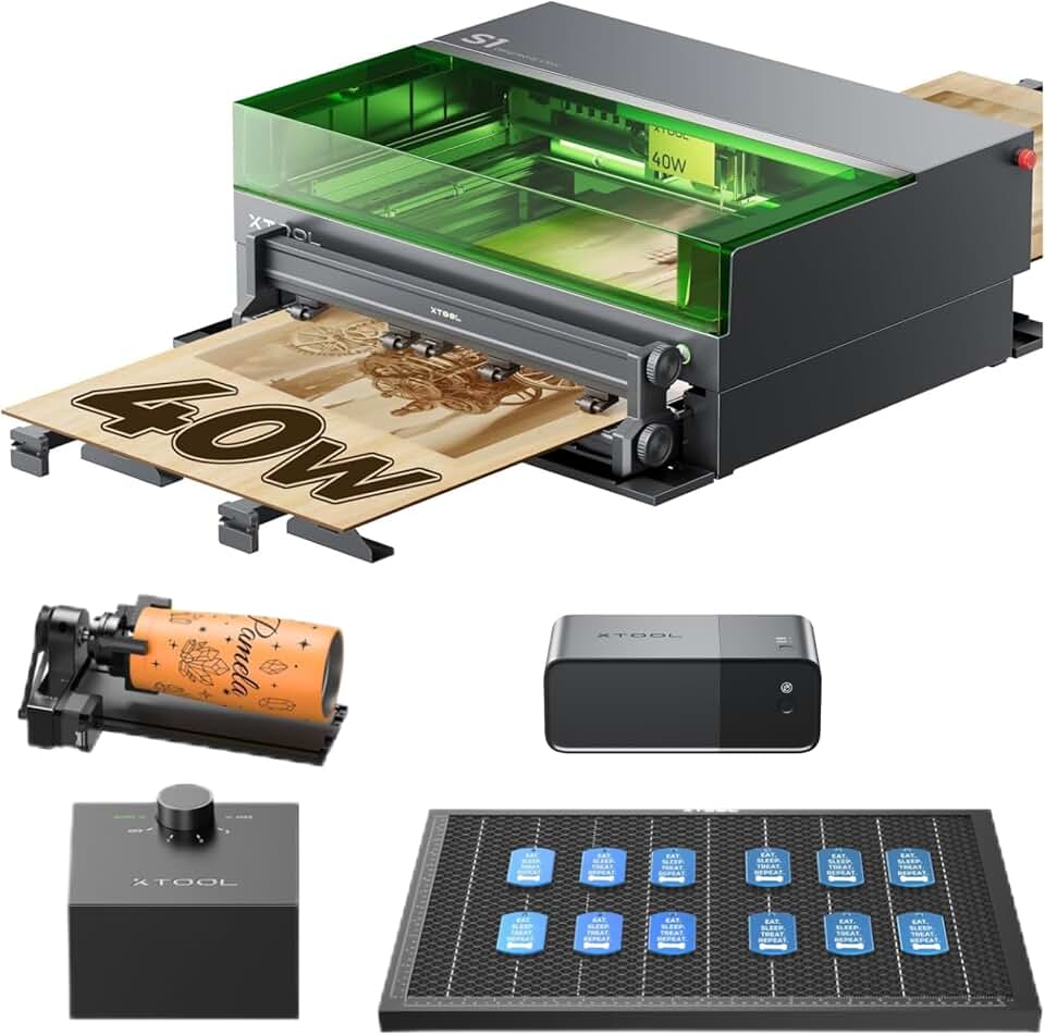 S1 40W Rotary Bundle- with Automatic Conveyor Feeder and Safety Set