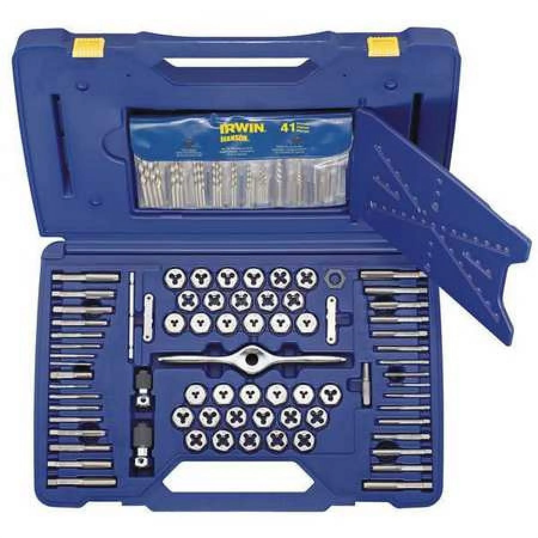 Irwin Tools 1841432 Performance Threading System Self-Aligning Deluxe Tap, Die and Drill Bit Set, 116-Piece