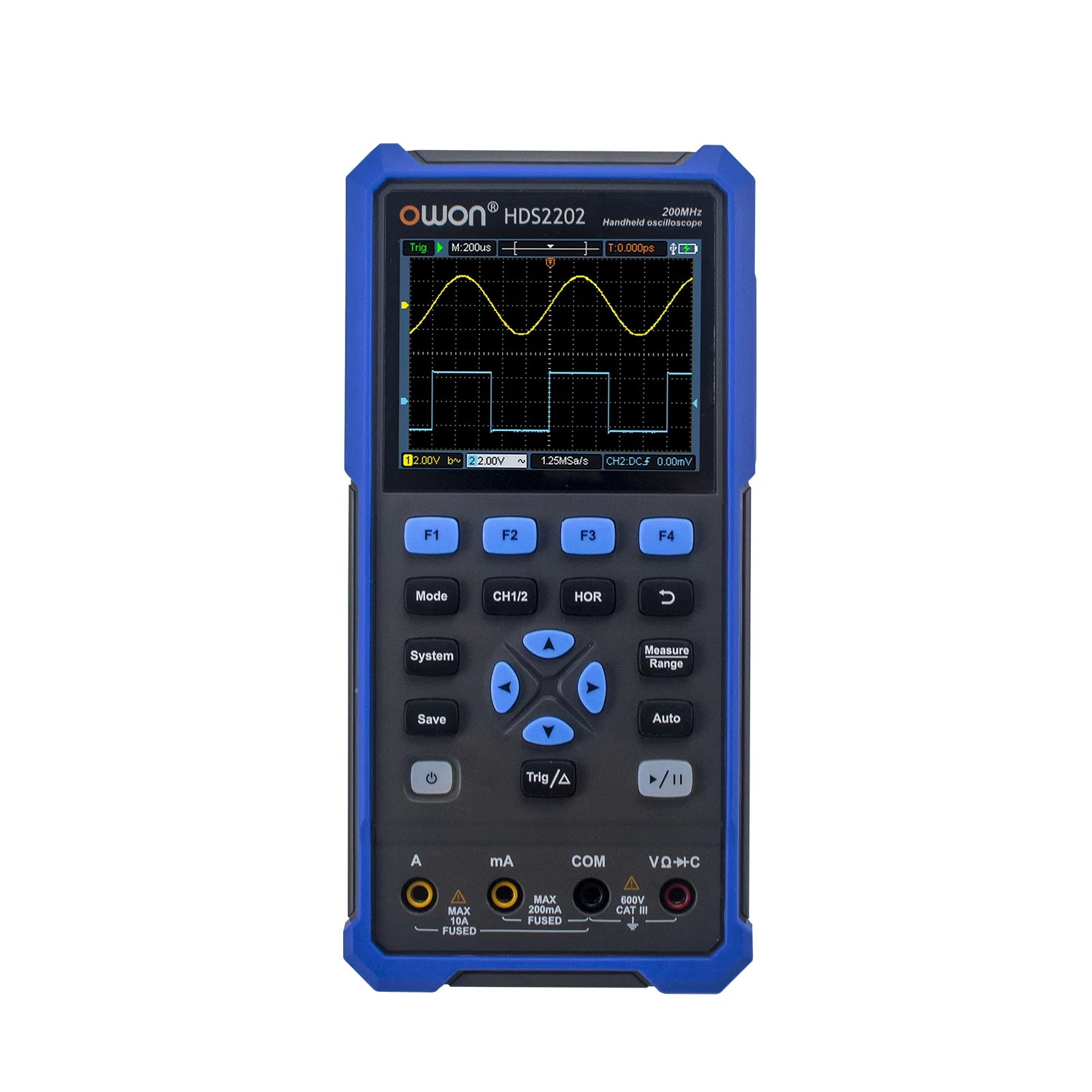 Oscilloscope,Tester 3.5-inch Color Channels Rms 20000 3.5-inch Color Lcd Handheld 200mhz Dual Hds2202 Handheld 200mhz 20000 Tester 3.5-inch Rms 20000 Tester Dual Channels Rms Buzhi Papapi