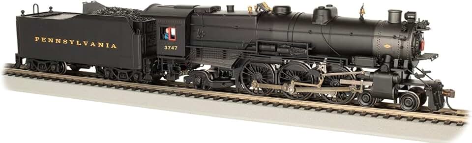 84408 HO K4 PRR #3747 Post-WAR w/Modern Pilot