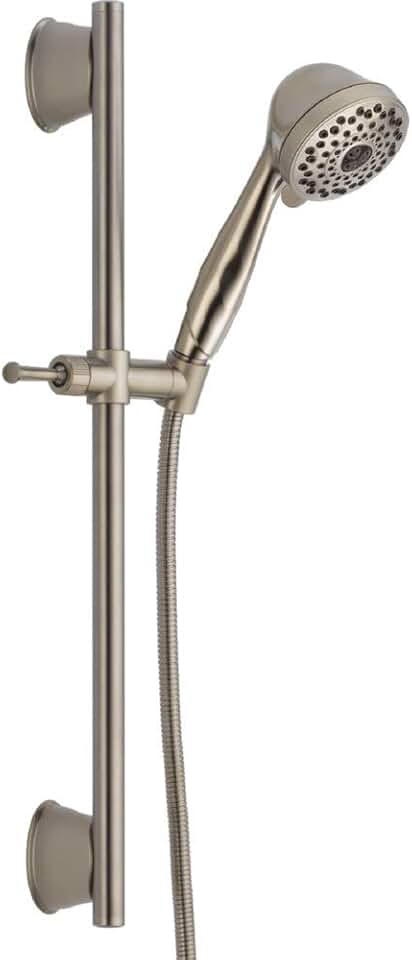 DELTA FAUCET 51589-SS, Stainless Slide Bar Hand Shower