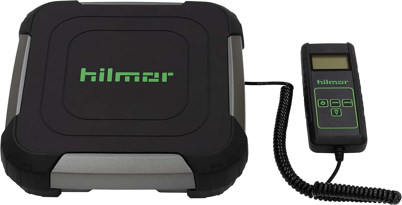 hilmor RSW220 Wired Refrigerant Scale 220lbs for HVAC