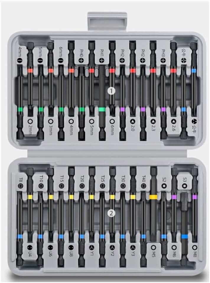 36-piece Screwdriver Bit Set Mini Ratchet Wrench Household Cross Hexagonal Screwdriver Set