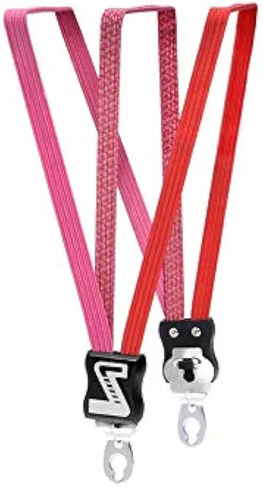 Simson Bicycle Accessories Lashing Strap Luggage Fixing Easy Installation Red & Pink, Clear