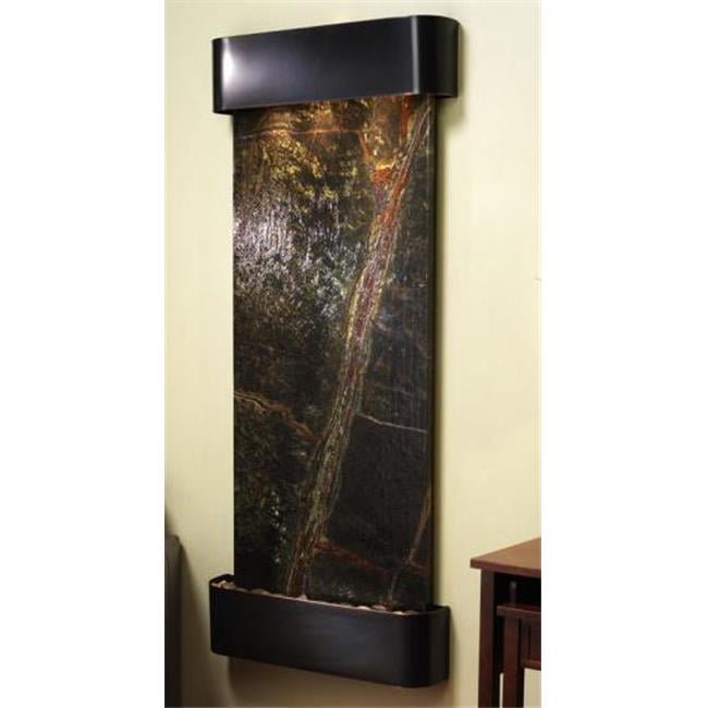 Inspiration Falls - Green Rainforest Marble Wall Fountain