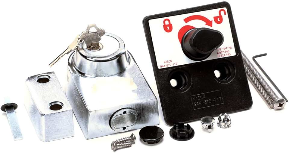 Kolpak 240811075 Deadbolt - Kason 0944 Brushed