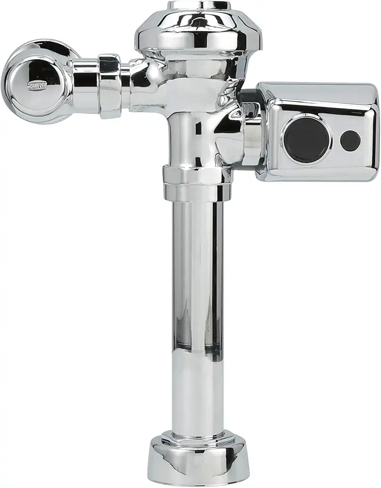 Zurn ZER6000AV-HET-CPM AquaVantage AV ZER Exposed Sensor Diaphragm Flush Valve with 1.28 GPF and Metal Cover in Chrome