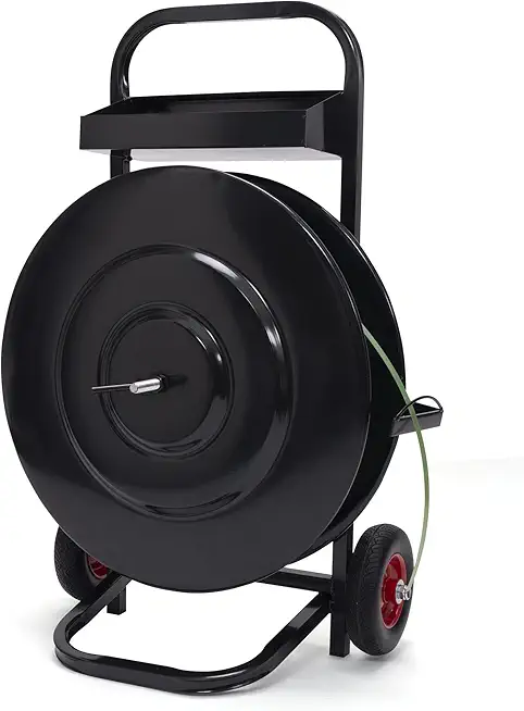 Strapping Deluxe Steel/Plastic Heavy Duty Strapping Dispenser for Poly and Steel Strapping