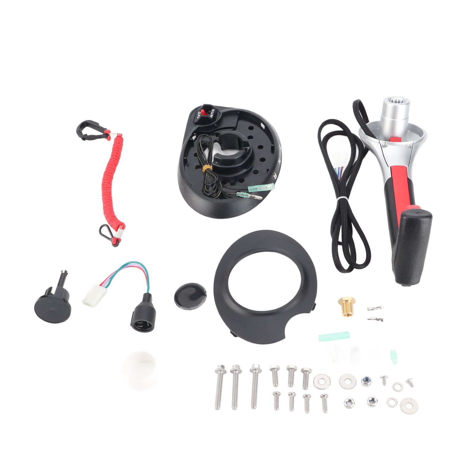 Boat Outboard Engine Throttle Remote Control Box 883710A02 Forward Reverse Moving with Power Trim Tilt Switch