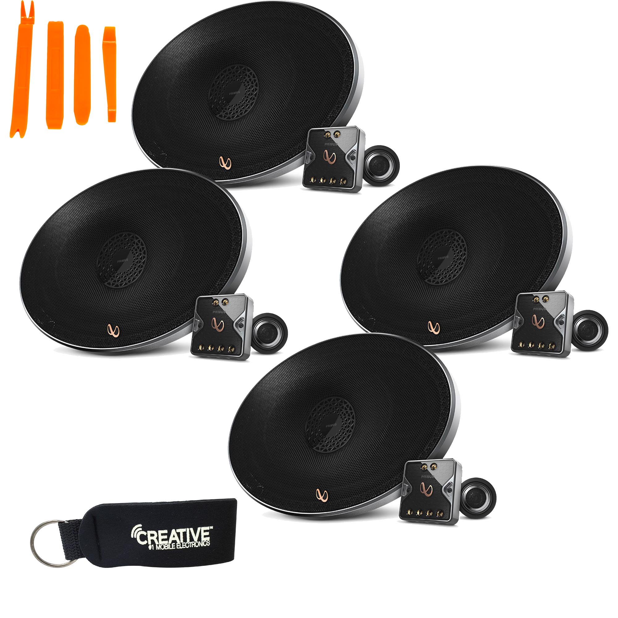 Infinity - Includes Two Pairs Of PR9610CS Primus 6x9 Inch Two-way component system with Crossovers