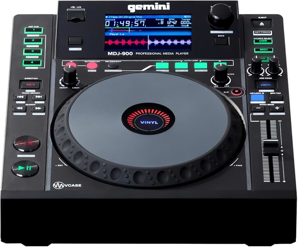MDJ-900 - Elite Multi-Media Player with Superior Playback, Responsive Controls, and Advanced DJ Tools