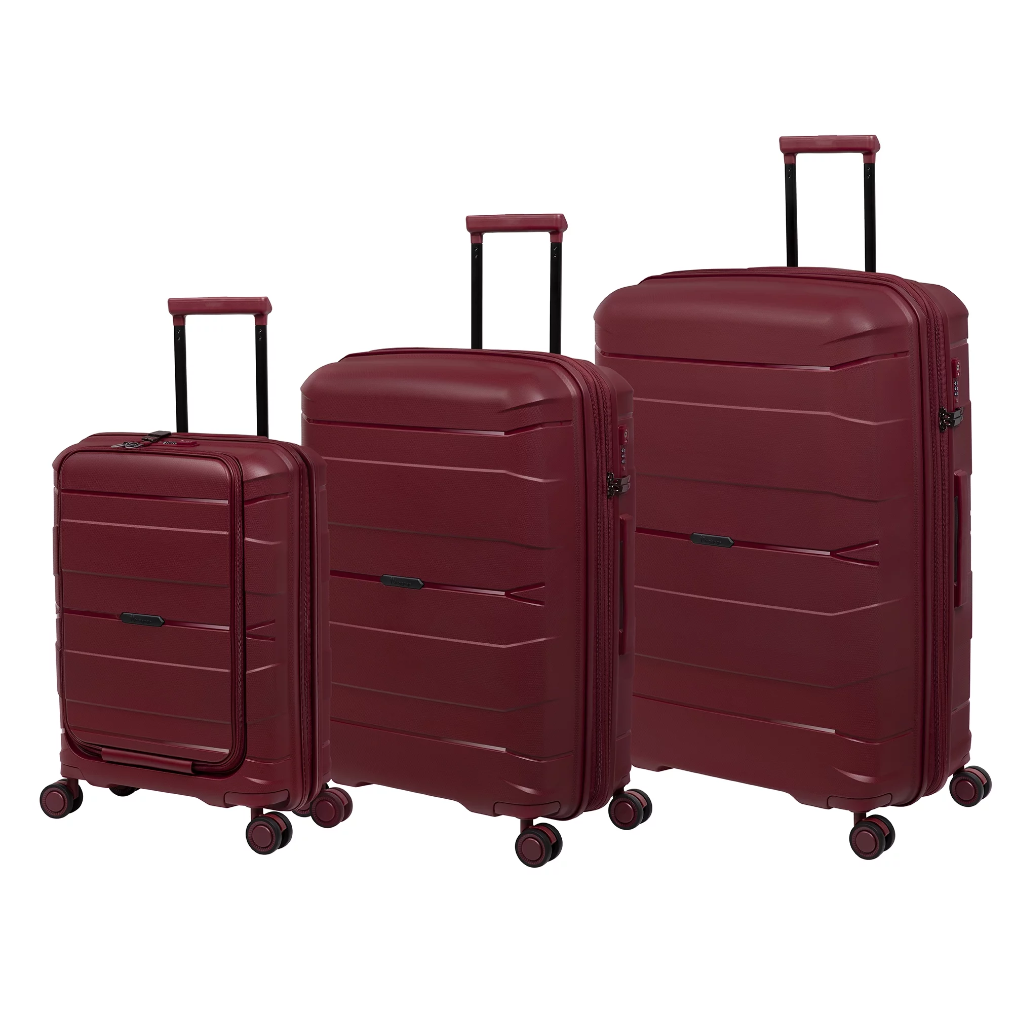 it luggage Momentous 3 Piece Hardside 8 Wheel Expandable Spinner Set