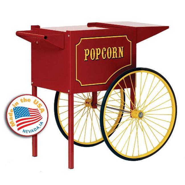 Paragon - Manufactured Fun  Medium Popcorn Machine Cart in Red