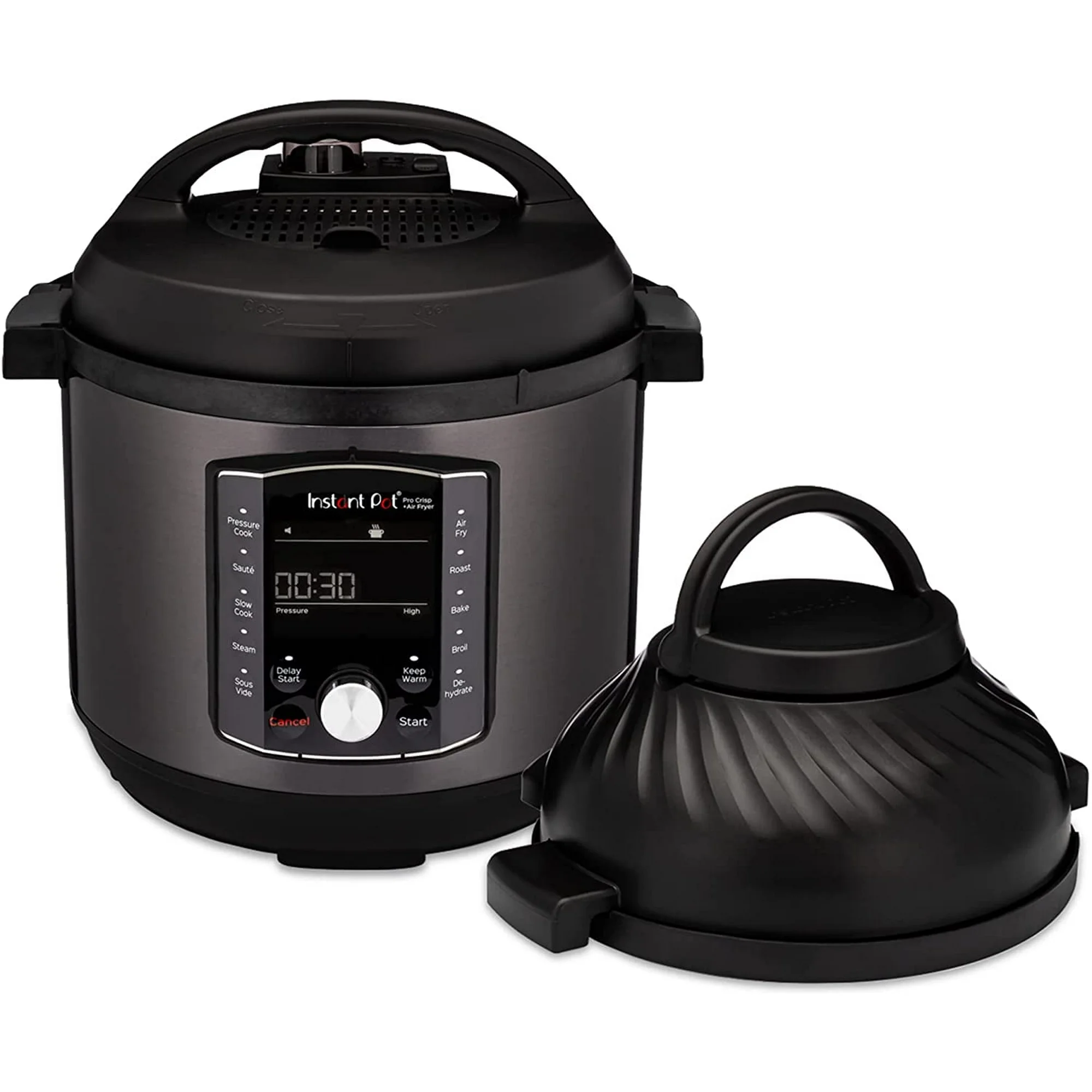 Instant Pot Pro Crisp 8-Quart Air Fryer and Electric Pressure Cooker Combo with Multicooker Lids