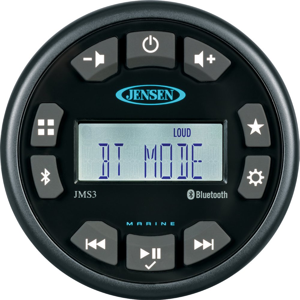 JENSEN JMS3RTL Stereo w/AM/FM/BT - Single Zone | Bundle of 2