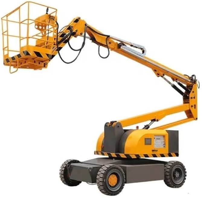 Compact Aerial Crane, Self-Propelled Boom Lift, Mini Folding Crane, Adjustable Forklift, Heavy-Lift Platform