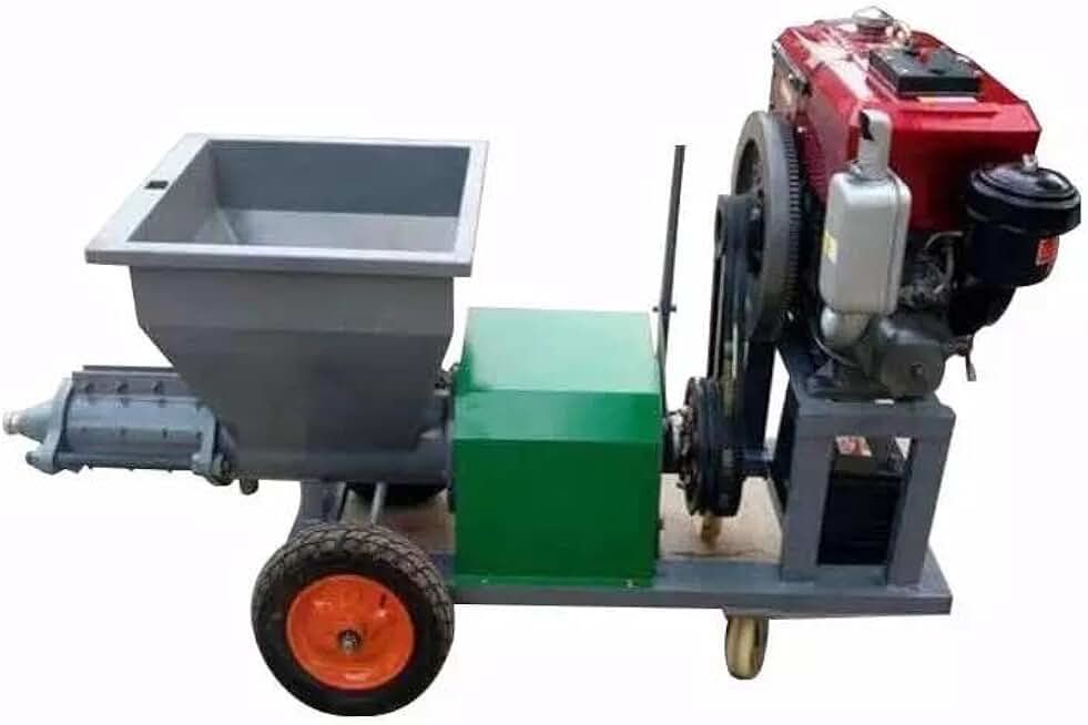 Automatic Mortar Mixer Sprayer Wall Plastering Cement Plastering Spraying Machine