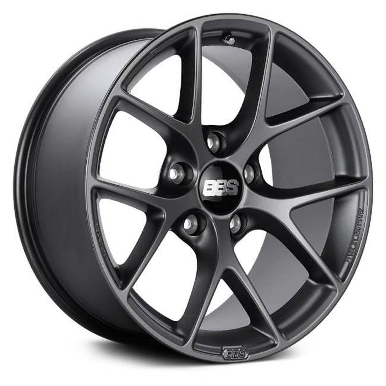 BBS  18 x 8 in. 50 Offset 5x130 Bolt Pattern 71.6 mm Hub Wheel, Himalaya Satin Gray