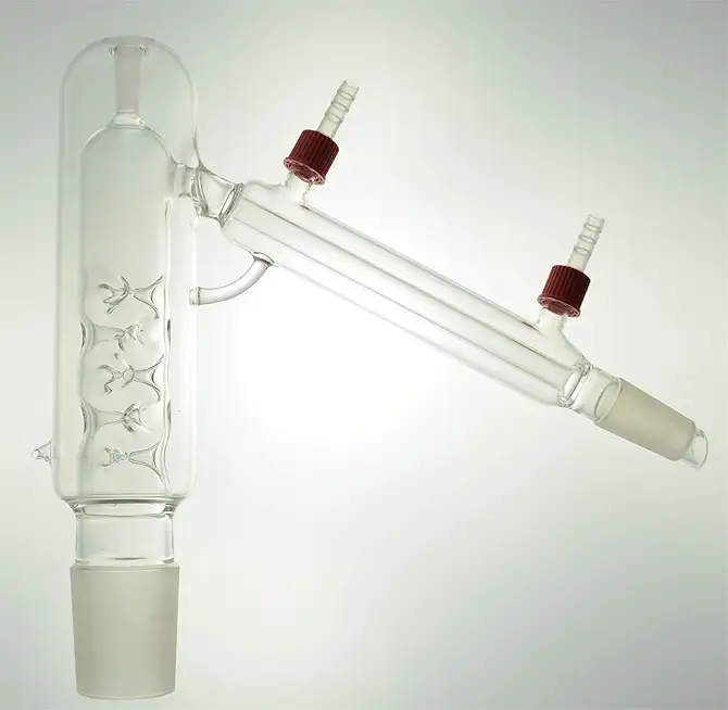 Straight Vacuum Jacketed Short Path Distillation Head for 12L-20L