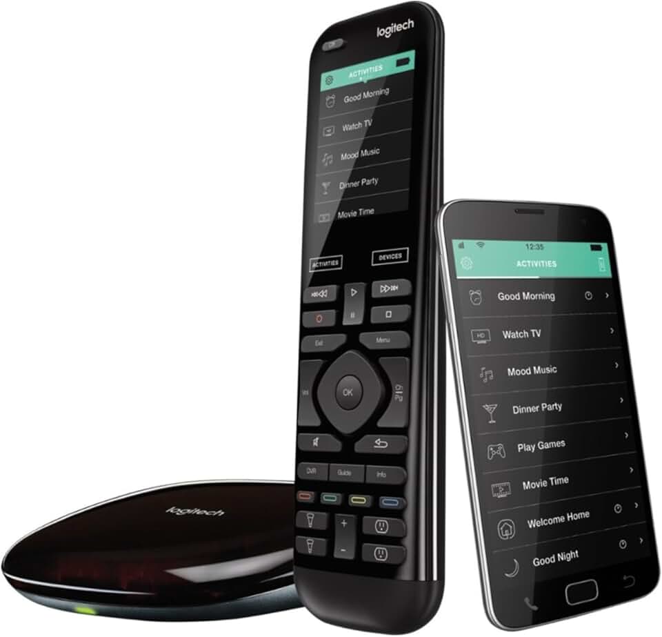 Logitech Harmony Elite Remote Control, Hub and App, Ultimate Control and Seamless Device Integration