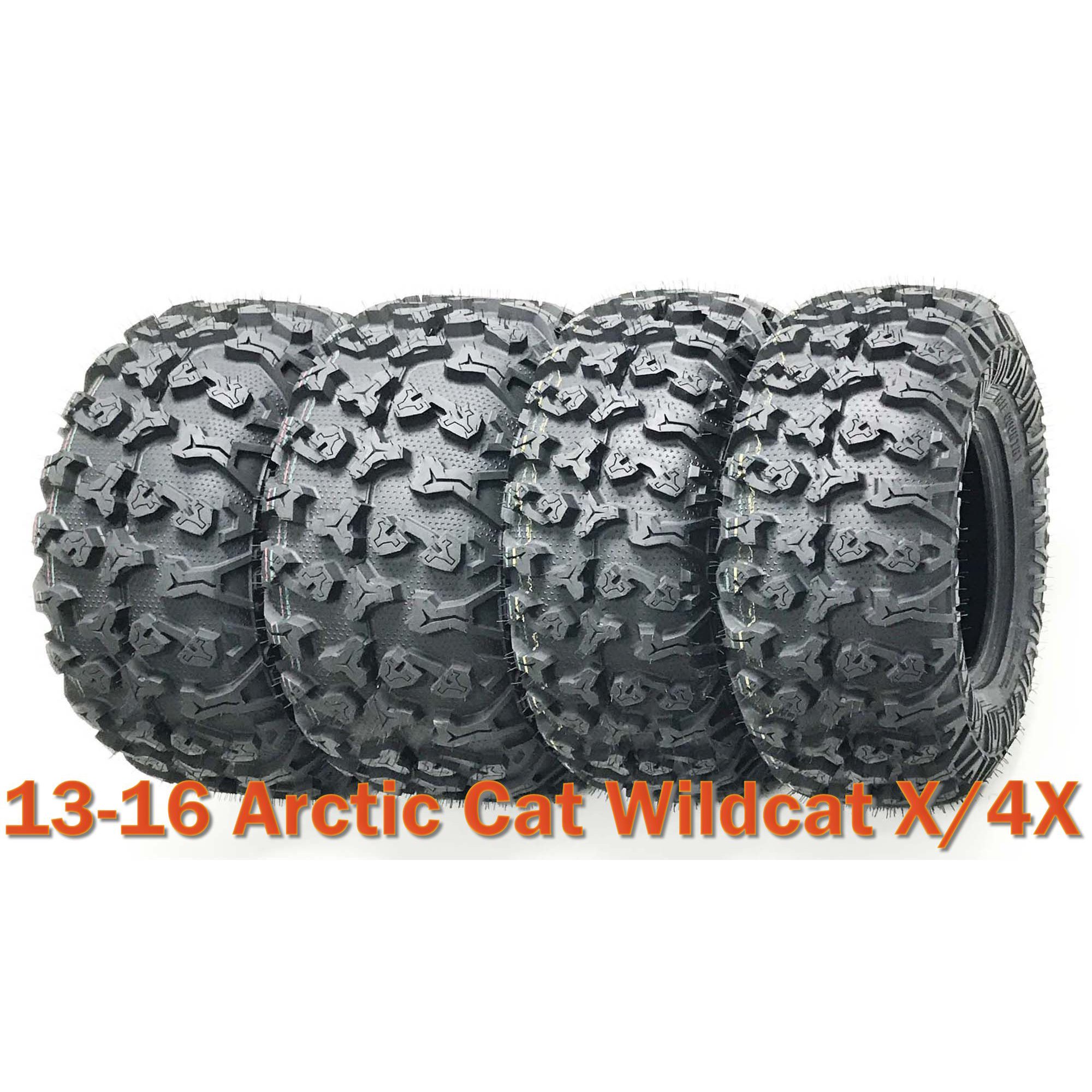 13-16 Arctic Cat Wildcat X/4X Full Tire Set 27x9R14 & 27x11R14 Radial 8PR
