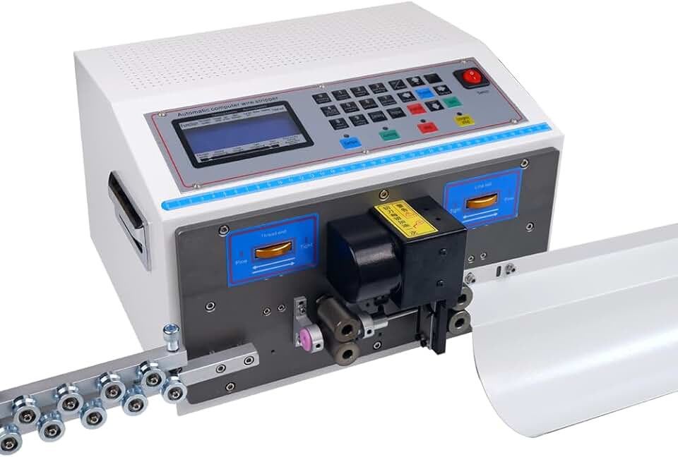 Automatic Wire Stripping Machine for 32-12AWG Copper Wires, Electronic wire cutting machine Computer stripping machine