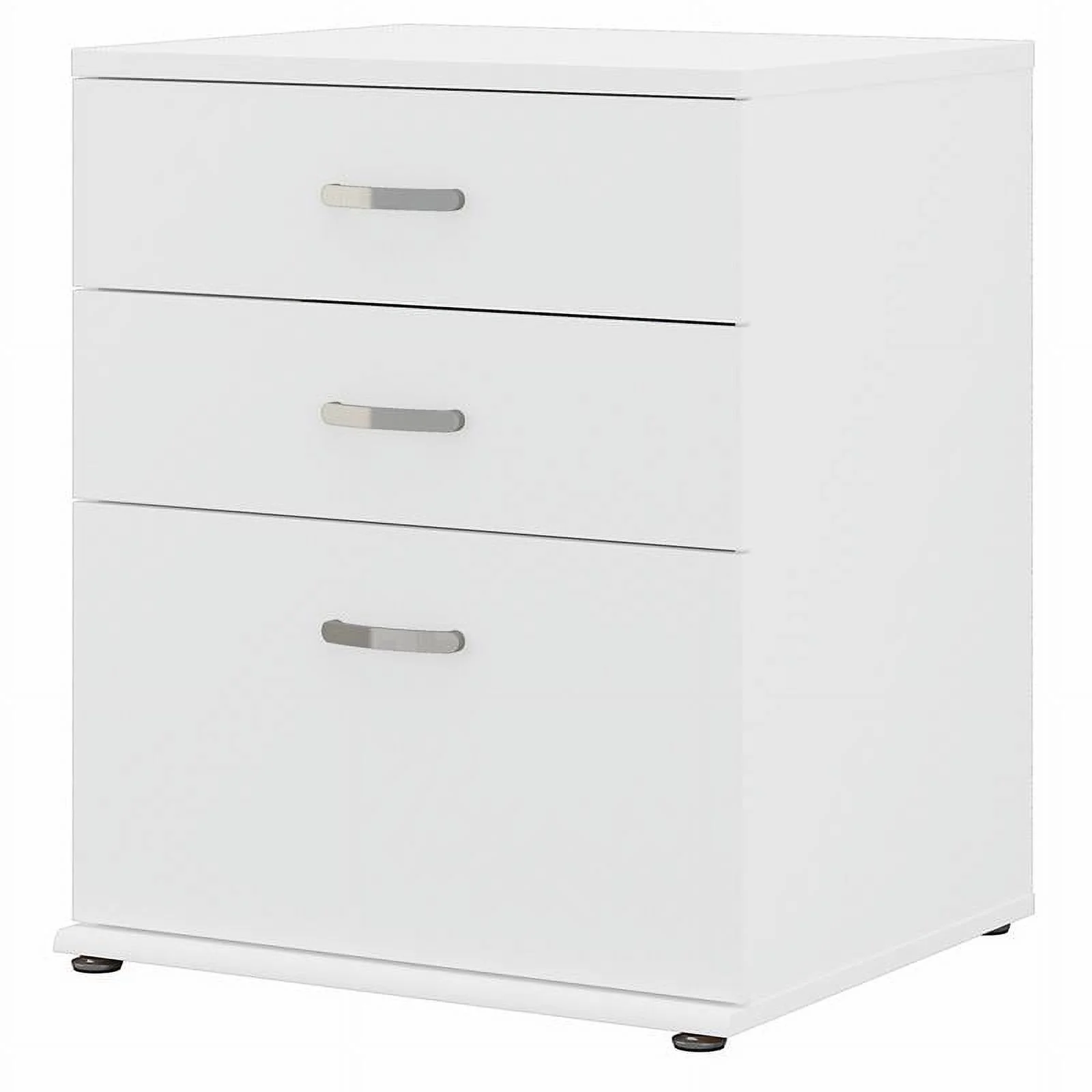 Pemberly Row Garage Storage Cabinet with Drawers in White - Engineered Wood
