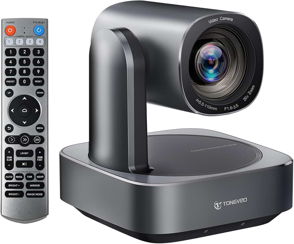 20x Optical Zoom PTZ Camera HDMI USB3.0 IP Live Streaming Camera HD 1080P 60fps Video Conference Camera POE Supply for Church Services Worship Education Work with Zoom Team vMix OBS Facebook YouTube