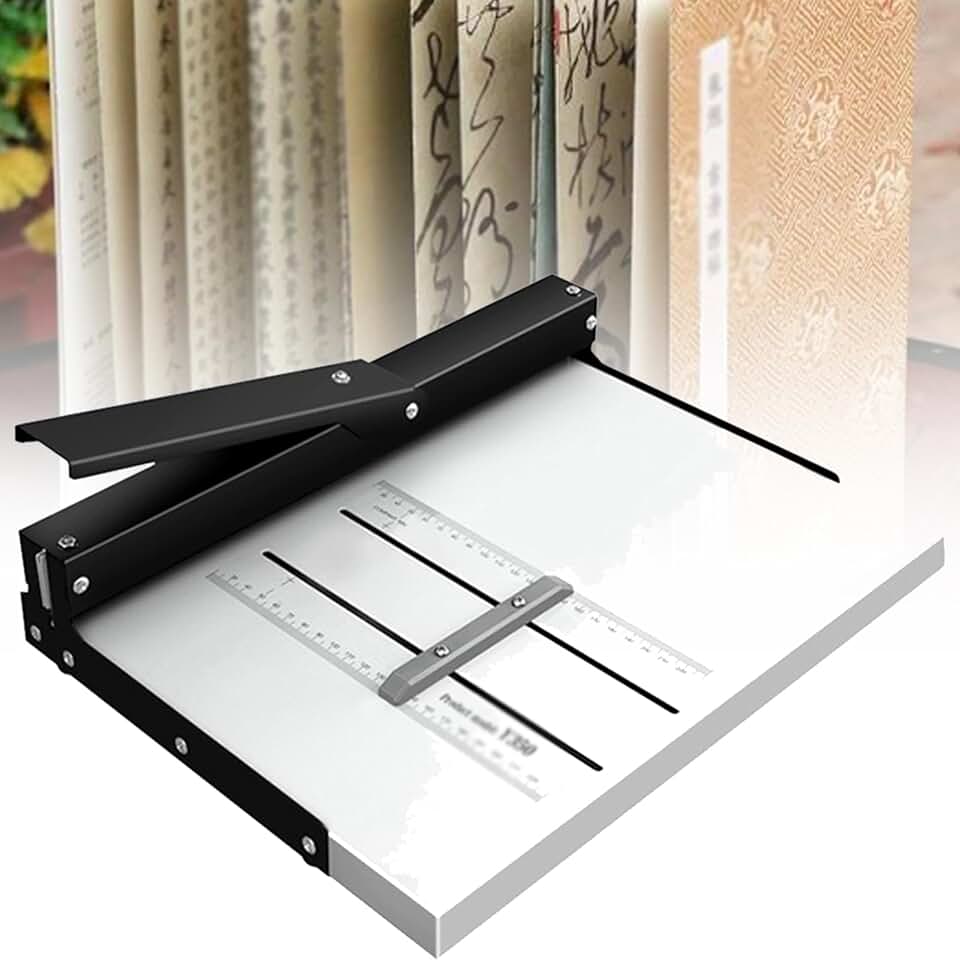 350mm Paper Creasing Machine, Binding Width 351mm, Precision Positioning Baffle, Groove Depth 0.8mm, Paper Folding Machine for Cards, Photos, Brochures