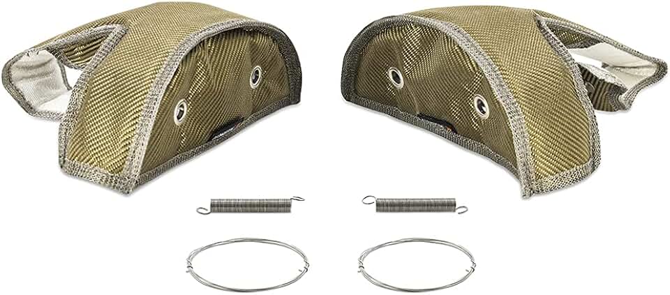 Mishimoto MMTB-N54-07 Titanium Turbo Blanket, Compatible With BMW N54 2007-2011