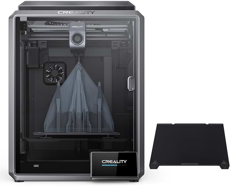 Creality K1 3D Printer Bundle with Creality K1 Smooth PEI Build Plate, Original Magnetic 3D Printer Build Bed