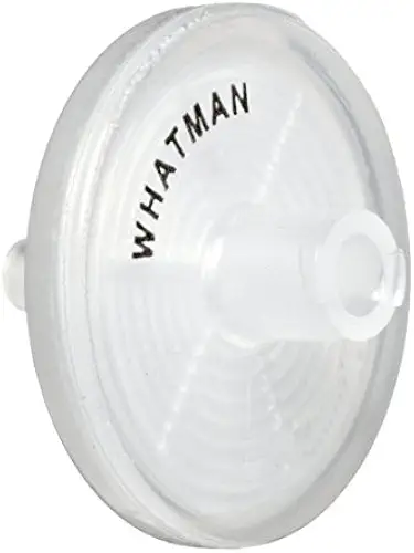 Whatman 6784-2504 PTFE Puradisc 25 Syringe Filter, 0.45 Micron (Pack of 50)