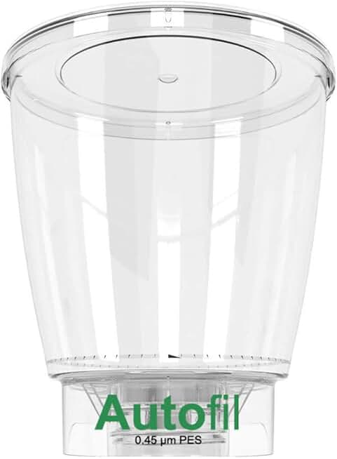 Autofil Sterile Disposable Vacuum Bottle Top Filters with 0.45um PES Membrane for Prefiltration or Clarification, 1000mL, 24/CS