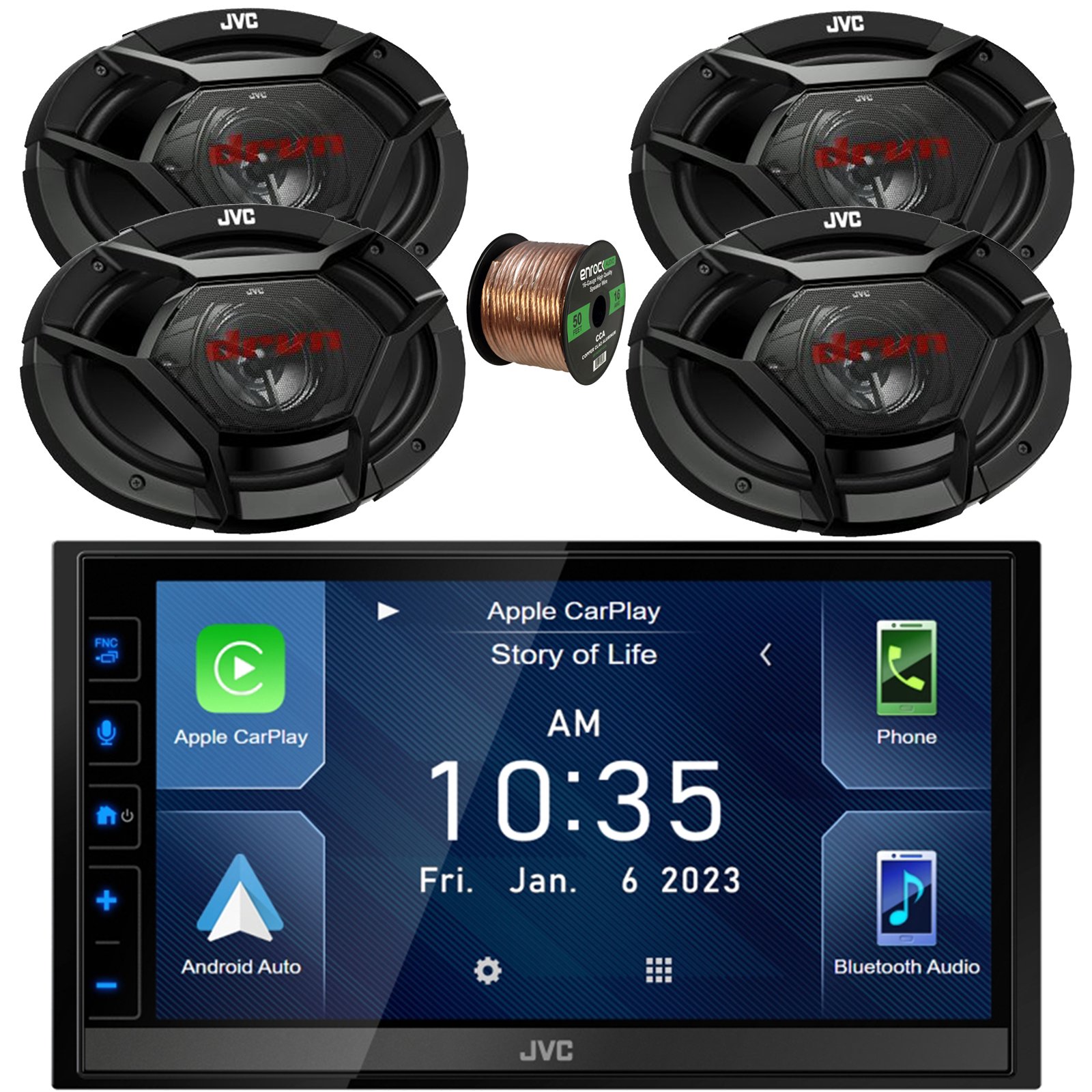 In-Dash Double DIN 6.8