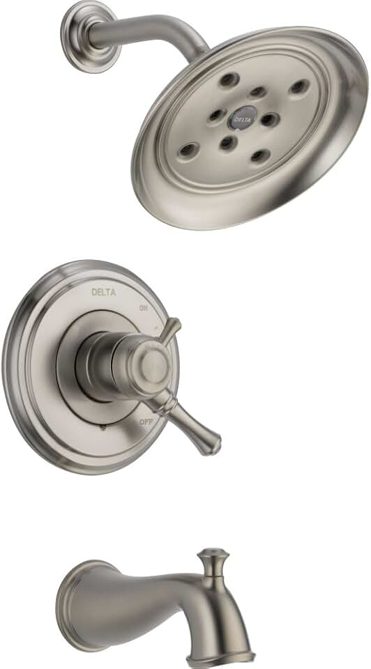 Delta Faucet T17497-SS Cassidy MultiChoice 17 Series Tub and Shower Trim, Stainless
