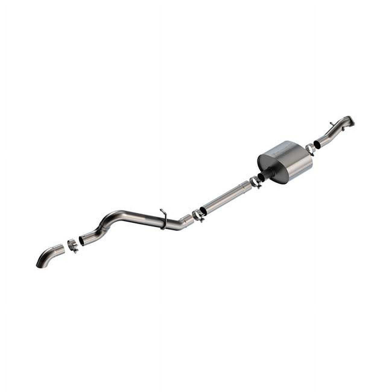140902 S-Type Cat-Back Exhaust System for 2021-2022 Bronco 2.7L V6 AT 4WD 2-Door