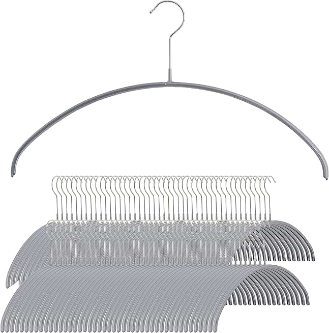 MAWA 14147 Clothing Hanger, Silver, Pack of 130