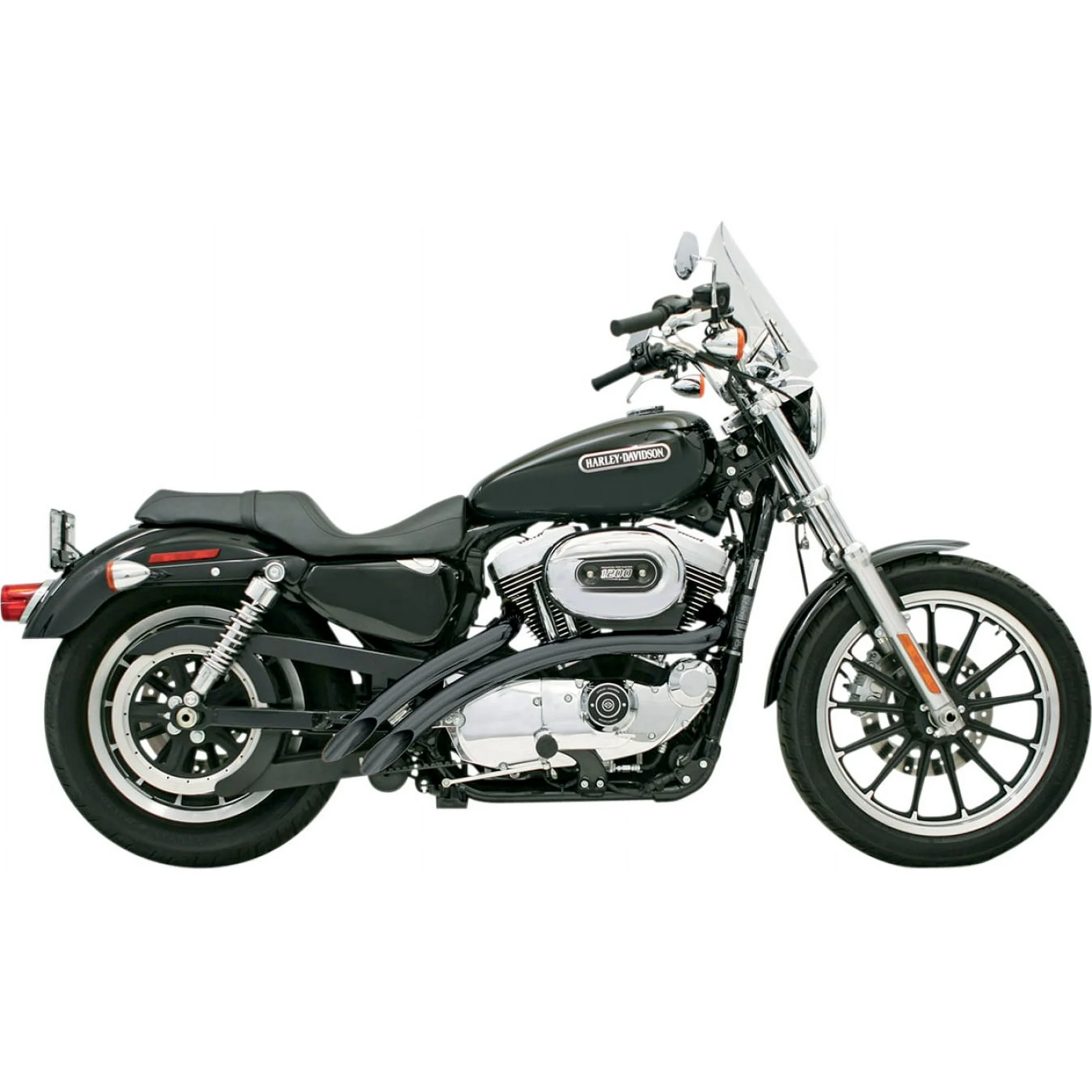 Bassani Radial Sweepers Black Exhaust System (XL4-FF12CLB)