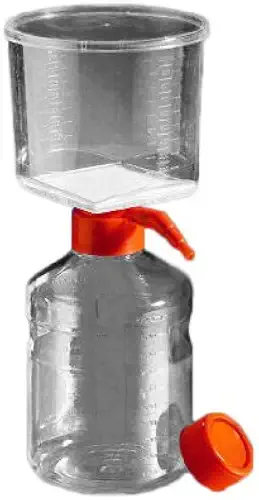 Corning 431098 Polystyrene Vacuum Filter/Storage Bottle System, Graduated, Sterile, Polyethersulfone Membrane, 0.22 Micron, 1000mL Capacity (Case of 12)