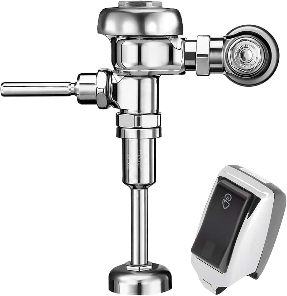 Sloan Regal 186 Urinal Flushometer, 3082675 & Sloan EBV-200-A Retrofit, 3325201 Bundle - Fixture Connection Top Spud, 1.0 GPF Manual Flush Valve, Exposed Side Mount Sensor, 72 Hour Sentinel Flush