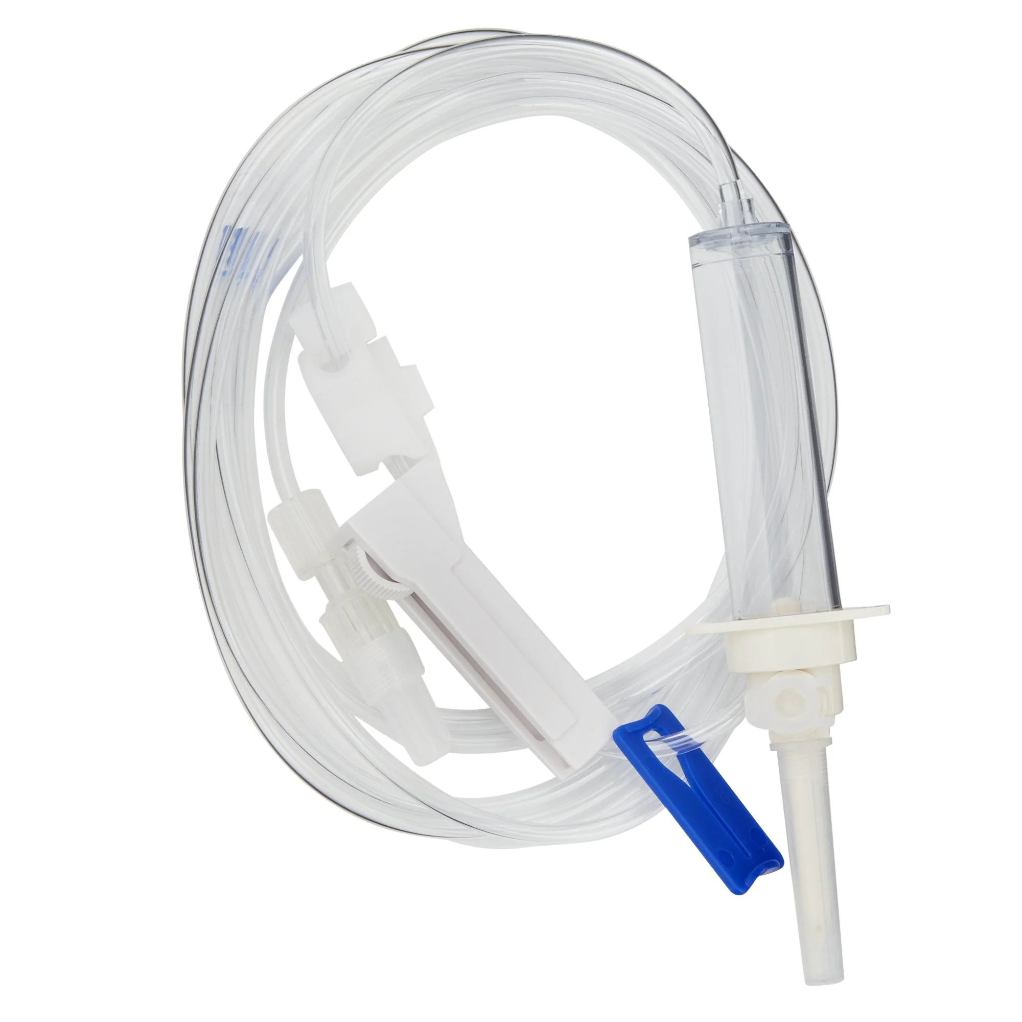 IV Pump Set Z-800 Pump 1 Port 20 Drops/mL Drip Rate Without Filter 105 Inch Tubing Solution, 50/Case
