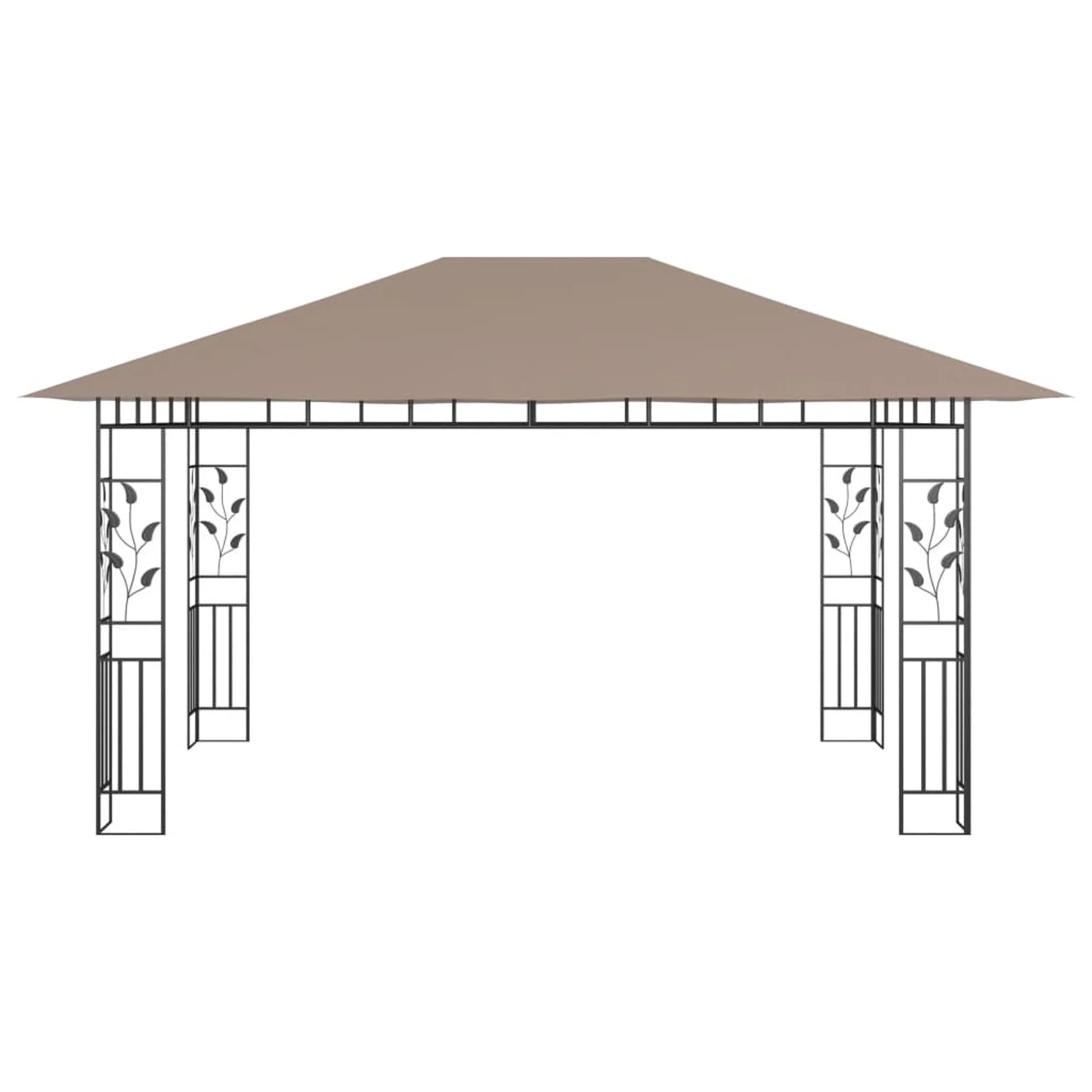 Irfora parcel, Sun Canopy Tent Sun Shelter Sun Canopy Patio 13.1'x9.8'x9' Taupe 0.6 With Net Taupe 0.6 /ft Net 13.1'x9.8'x9' Taupe With Mosquito Net X 9.8ft X (l X W Patio Party Bbq W X H)