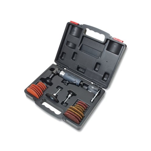 Ingersoll Rand Air Die Grinder Kit, 19 Pc, Right Angle, Blow Mold Case - 1 per EA - 302BK