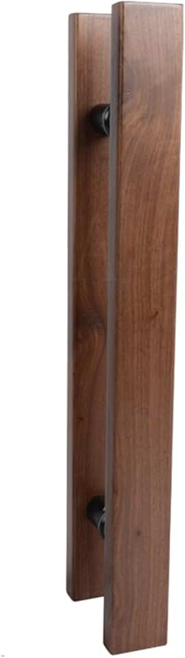 Large Door Pull Handle, Wood Door Handles for Glass Door Wood Door Sliding Door, Double Sided Square Design Gate Hardware (Size : 80cm(31.5in) 60cm(23.6in))